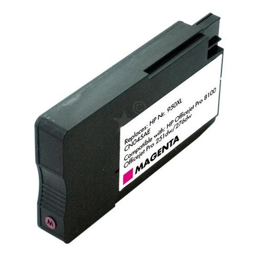 Tintenpatrone (CN047AE) für Officejet Pro 8100/8600 17ml magenta BestStandard Produktbild Front View L