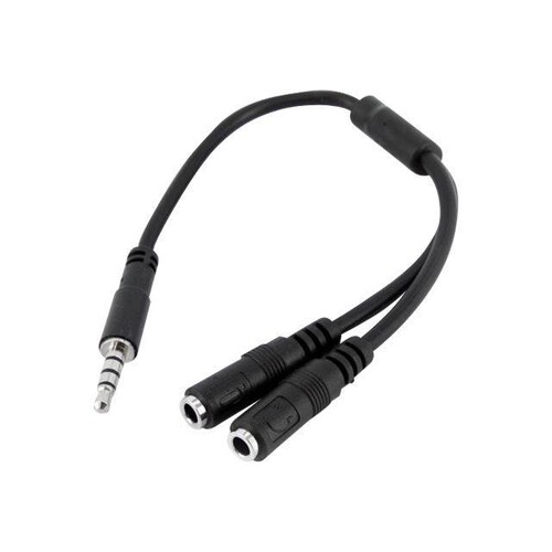 StarTech.com 4 Position to 2x 3 Position 3.5mm Headset Splitter Adapter Produktbild Additional View 1 L