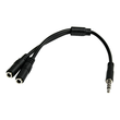 StarTech.com 4 Position to 2x 3 Position 3.5mm Headset Splitter Adapter Produktbild Additional View 4 S