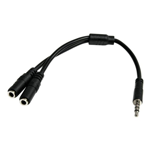 StarTech.com 4 Position to 2x 3 Position 3.5mm Headset Splitter Adapter Produktbild Additional View 4 L