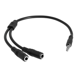 StarTech.com 3,5mm Klinke Y-Splitter Kabel - Headset Splitter Produktbild