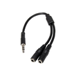 StarTech.com 3,5mm Klinke Y-Splitter Kabel - Headset Splitter Produktbild Additional View 2 S