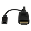 StarTech.com 1,8m aktives HDMI auf VGA Konverter Kabel - HDMI zu VGA Adapter 180cm - Schwarz - 1920x Produktbild Additional View 4 S