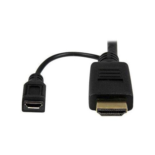 StarTech.com 1,8m aktives HDMI auf VGA Konverter Kabel - HDMI zu VGA Adapter 180cm - Schwarz - 1920x Produktbild Additional View 4 L