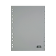Register A4 Zahlen 1-12 grau Plastik Soennecken 1529 Produktbild Additional View 1 S