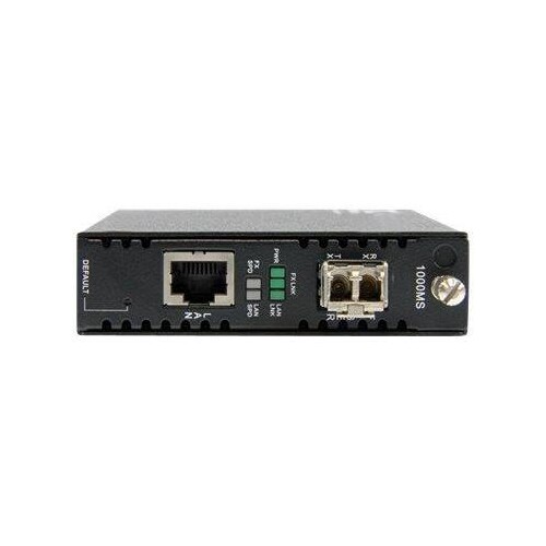 StarTech.com OAM Gigabit Ethernet Multimode LWL / Glasfaser LC Medienkonverter bis 550m Produktbild Additional View 1 L