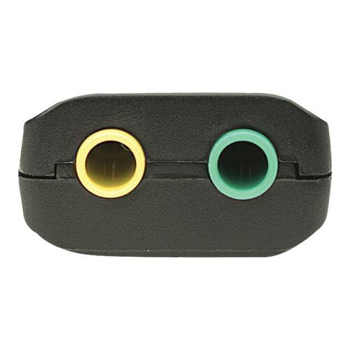 Manhattan USB-A Sound Adapter, USB-A to 3.5mm Mic-in and Audio-Out ports, 480 Mbps (USB 2.0) Produktbild Additional View 1 L