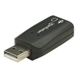 Manhattan USB-A Sound Adapter, USB-A to 3.5mm Mic-in and Audio-Out ports, 480 Mbps (USB 2.0) Produktbild Additional View 3 S