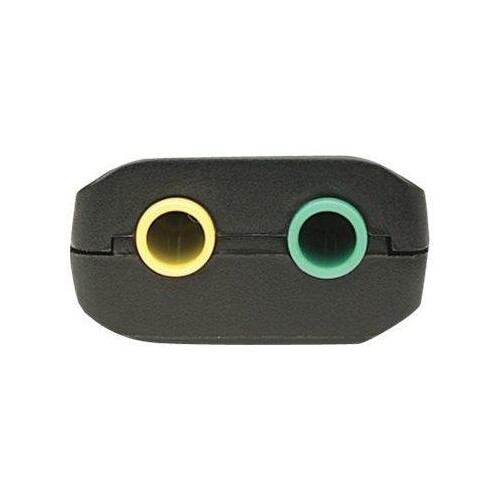 Manhattan USB-A Sound Adapter, USB-A to 3.5mm Mic-in and Audio-Out ports, 480 Mbps (USB 2.0) Produktbild Additional View 4 L