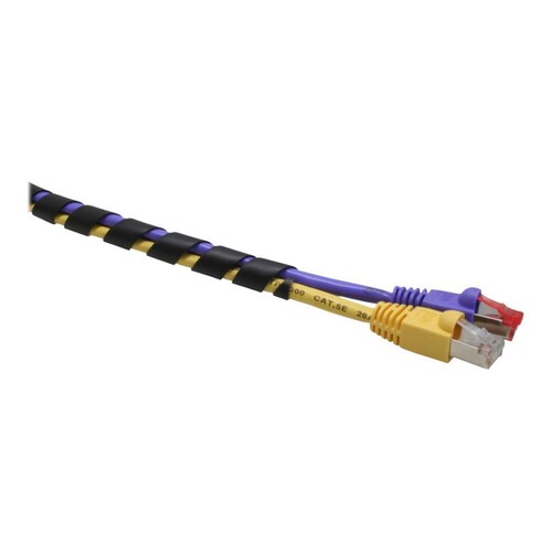 InLine Spiralband 10m - schwarz - 25mm Produktbild Additional View 1 L