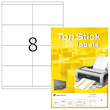 Etiketten Inkjet+Laser+Kopier 105x70mm auf A4 Bögen weiß BestStandard (PACK=800 STÜCK) Produktbild