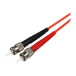StarTech.com 1m Fiber Optic Cable - Multimode Duplex 50/125 - LSZH - LC/ST - OM2 - LC to ST Fiber Pa Produktbild Additional View 1 S