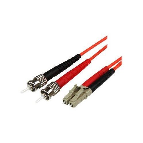 StarTech.com 1m Fiber Optic Cable - Multimode Duplex 50/125 - LSZH - LC/ST - OM2 - LC to ST Fiber Pa Produktbild Additional View 3 L