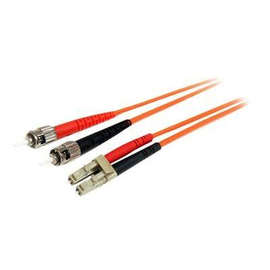 StarTech.com 2m Fiber Optic Cable - Multimode Duplex 62.5/125 - LSZH - LC/ST - OM1 - LC to ST Fiber Produktbild