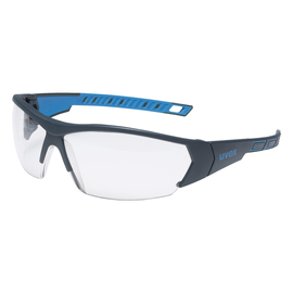Laborschutzbrille i-works farblos anthrazit/blau UVEX 9194171 Produktbild