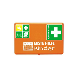 Erste-Hilfe-Koffer SCHULE 26x16x8cm orange gefüllt Söhngen 0350051 Produktbild