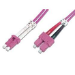 DIGITUS LWL Multimode Patchkabel, OM4, LC / SC Produktbild Additional View 1 S