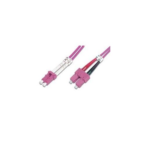 DIGITUS LWL Multimode Patchkabel, OM4, LC / SC Produktbild Additional View 1 L