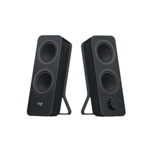 Logitech Z207 - Lautsprecher - für PC - 2.0-Kanal - kabellos - Bluetooth - 5 Watt (Gesamt) Produktbild Additional View 1 L