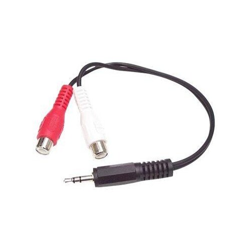 StarTech.com 15cm Audiokabel 3,5mm Klinke auf 2x Cinch (Stecker/Buchse) Produktbild