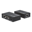 Manhattan VGA Cat5/5e/6 Extender, Extends video and audio signals up to 300m, Black, Three Year Warr Produktbild Additional View 1 S