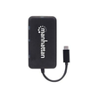 Manhattan USB-C Dock/Hub, Ports (x4): DisplayPort, DVI-I, HDMI or VGA, Note: Only One Port can be us Produktbild Additional View 4 S