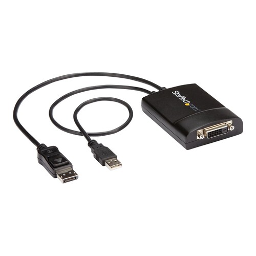 StarTech.com DisplayPort to DVI Adapter - Dual-Link - Active DVI-D Adapter for Your Monitor / Displa Produktbild