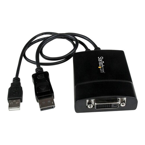 StarTech.com DisplayPort to DVI Adapter - Dual-Link - Active DVI-D Adapter for Your Monitor / Displa Produktbild Additional View 4 L