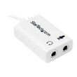 StarTech.com 4 Position Microphone and Headphone Splitter 3.5 mm 4 Pin / 4 Pole Mic and Audio Combo Produktbild Additional View 1 S