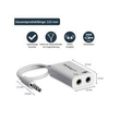 StarTech.com 4 Position Microphone and Headphone Splitter 3.5 mm 4 Pin / 4 Pole Mic and Audio Combo Produktbild Additional View 4 S