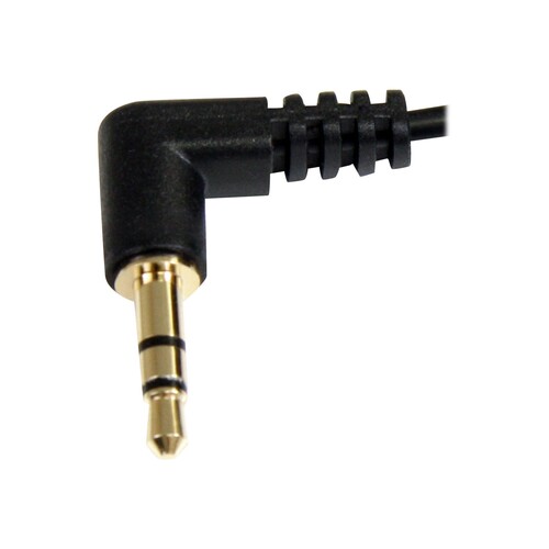 StarTech.com 90cm 3,5mm Klinke Audiokabel rechts gewinkelt Produktbild Additional View 1 L