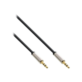 InLine Slim Audio Kabel Klinke 3,5mm ST/ST - Stereo - 10m Produktbild