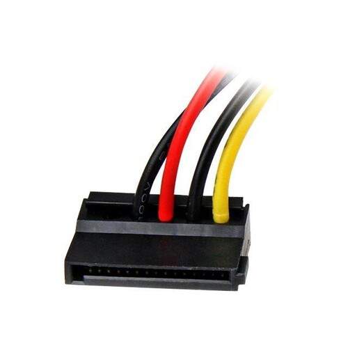 StarTech.com 15cm 4-Pin Molex auf SATA Kabel links gewinkelt - Stecker/Buchse - Netzteil - SATA-Stro Produktbild Additional View 1 L