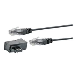 Schwaiger TAE/DSL Adapter With Modem Cable - Telefonkabelsatz Produktbild