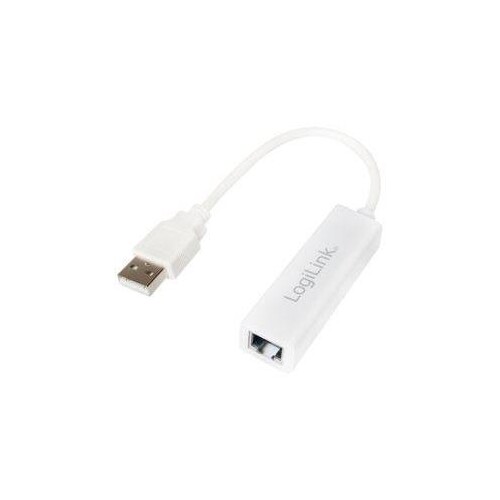 LogiLink USB 2.0 to Fast Ethernet RJ45 Adapter Produktbild Front View L