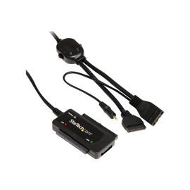 StarTech.com USB 2.0 auf SATA IDE Adapterkabel - USB2 S-ATA Adapter/ Konverter Kit - 2 x IDE (40/44p Produktbild