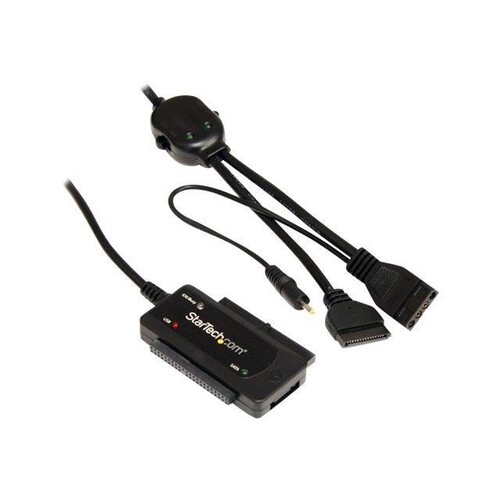 StarTech.com USB 2.0 auf SATA IDE Adapterkabel - USB2 S-ATA Adapter/ Konverter Kit - 2 x IDE (40/44p Produktbild Additional View 1 L