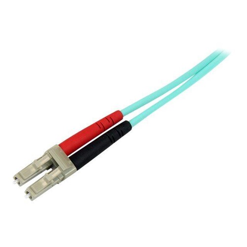 StarTech.com 10m (30ft) LC/UPC to LC/UPC OM3 Multimode Fiber Optic Cable, Full Duplex 50/125ÃÂµm Zi Produktbild Additional View 3 L