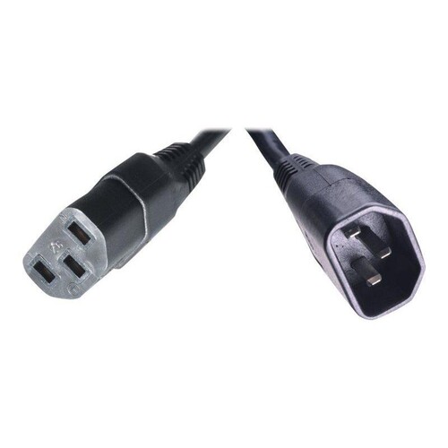 HPE Stromkabel - IEC 60320 C14 zu power IEC 60320 C13 Produktbild Front View L