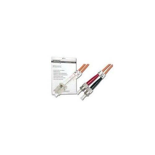 DIGITUS Patch-Kabel - LC Multi-Mode (M) zu ST multi-mode (M) Produktbild Additional View 1 L
