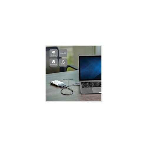 StarTech.com USB C auf SATA Adapter Kabel für 2,5in SSD/HDD - USB 3.1 (10Gbit/s) Produktbild Additional View 4 L