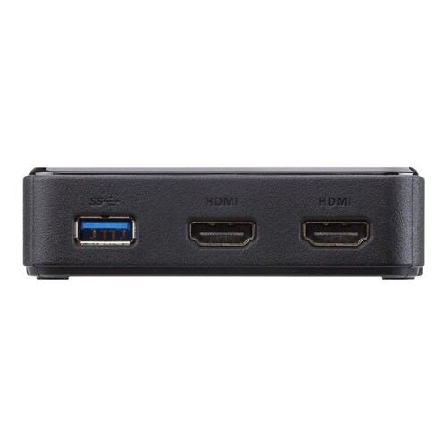 ATEN UH3233 - Mini-Dock - USB-C - 2 x HDMI Produktbild Additional View 3 L