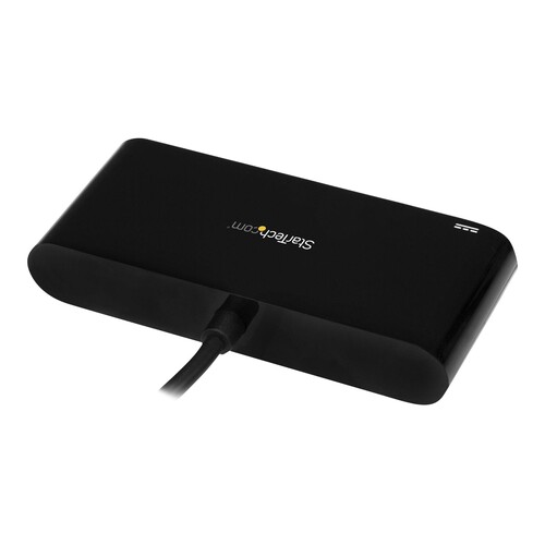 StarTech.com USB-C auf Ethernet Adapter mit 3 Port USB 3.0 Hub und Stromversorgung Produktbild Additional View 3 L