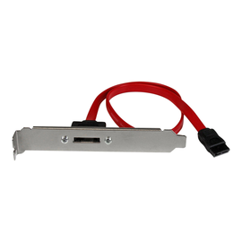 StarTech.com 45cm 1 Port SATA auf eSATA Slotblech Adapter - Buchse/Stecker - SATA-Blende, intern/ext Produktbild