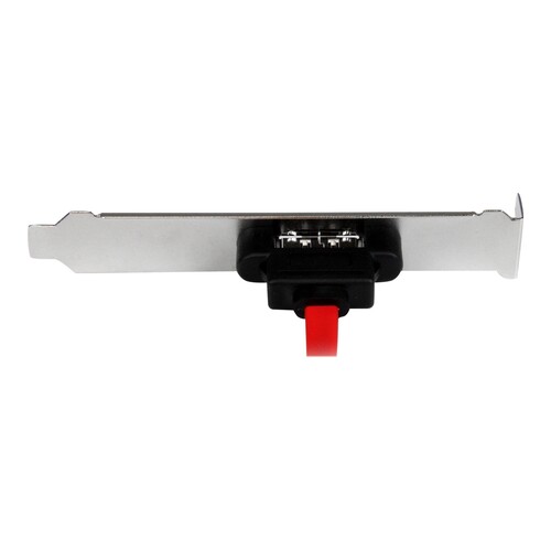 StarTech.com 45cm 1 Port SATA auf eSATA Slotblech Adapter - Buchse/Stecker - SATA-Blende, intern/ext Produktbild Additional View 1 L