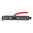 StarTech.com 45cm 1 Port SATA auf eSATA Slotblech Adapter - Buchse/Stecker - SATA-Blende, intern/ext Produktbild Additional View 2 S