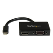 StarTech.com Reise A/V Adapter: 2-in-1 Mini DisplayPort auf HDMI oder VGA Konverter Produktbild