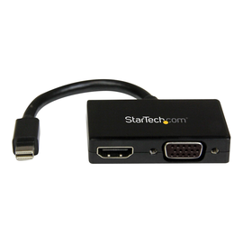 StarTech.com Reise A/V Adapter: 2-in-1 Mini DisplayPort auf HDMI oder VGA Konverter Produktbild