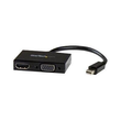 StarTech.com Reise A/V Adapter: 2-in-1 Mini DisplayPort auf HDMI oder VGA Konverter Produktbild Additional View 1 S