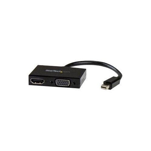 StarTech.com Reise A/V Adapter: 2-in-1 Mini DisplayPort auf HDMI oder VGA Konverter Produktbild Additional View 1 L